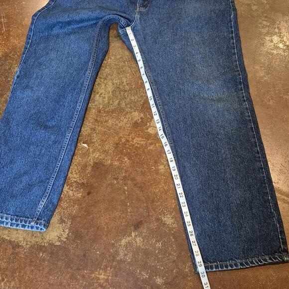 Vintage Levi’s 505 Jeans Mens 36 Regular Fit Straight Leg Red Tab Blue Denim - Picture 9 of 10